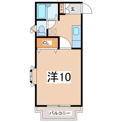 郡山駅 徒歩20分 3階の物件間取画像